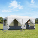 Outsunny 3 X 6 M Pop Up Gazebo, UPF50+ Wedding Party Tent Marquee, White