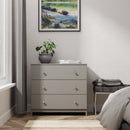 Yarmouth 3 Drawer Chest in Uniform Grey & Dusk Grey - Ready Assembled