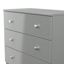 Yarmouth 3 Drawer Chest in Uniform Grey & Dusk Grey - Ready Assembled