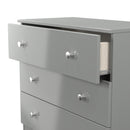 Yarmouth 3 Drawer Chest in Uniform Grey & Dusk Grey - Ready Assembled