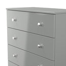 Yarmouth 4 Drawer Chest in Uniform Grey & Dusk Grey - Ready Assembled