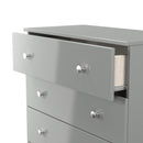 Yarmouth 4 Drawer Chest in Uniform Grey & Dusk Grey - Ready Assembled