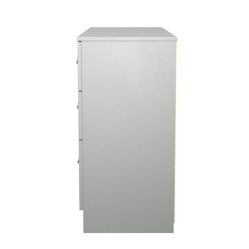 Yarmouth 6 Drawer Midi Chest in Uniform Grey & Dusk Grey - Ready Assembled