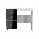 Yarmouth Vanity in Black & White Matt - Ready Assembled