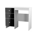 Yarmouth Vanity in Black & White Matt - Ready Assembled
