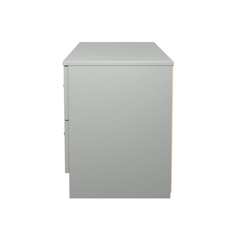 Yarmouth 4 Drawer Bed Box in Uniform Grey & Dusk Grey - Ready Assembled
