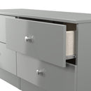 Yarmouth 4 Drawer Bed Box in Uniform Grey & Dusk Grey - Ready Assembled