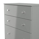 Yarmouth 4 Drawer Deep Chest in Uniform Grey & Dusk Grey - Ready Assembled