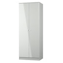 Yarmouth Tall Plain Wardrobe in Uniform Grey & Dusk Grey - Ready Assembled