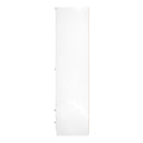 Yarmouth Tall 2 Drawer Wardrobe in White & White Matt - Ready Assembled