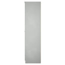 Yarmouth Tall Triple 2 Drawer Wardrobe in Uniform Grey & Dusk Grey - Ready Assembled