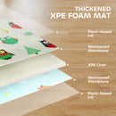 AIYAPLAY Baby Play Mat Double-Sided, Kids Floor Mat, Car Track And Owl Theme