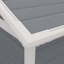 Outsunny Garden Shed 6'x4.5'  Tool Storage House w/ Lockable Double Doors