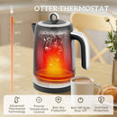 HOMCOM 3000W Rapid Boil Kettle And Toaster Set With Otter Thermostat, Black