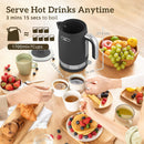 HOMCOM 3000W Rapid Boil Kettle And Toaster Set With Otter Thermostat, Black