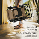 Outsunny 2 Pcs Zero Gravity Lounger Chair, Folding Reclining Chair