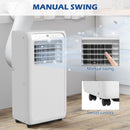 HOMCOM Portable Air Conditioner, Dehumidifier, Timer