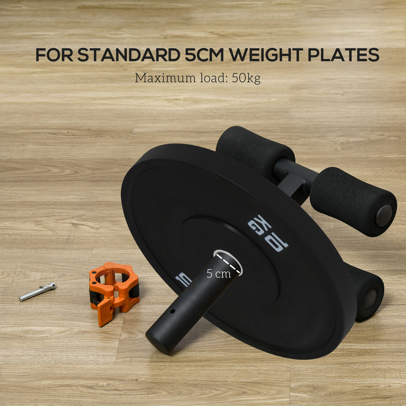 SPORTNOW Tib Bar Tibialis Trainer Fits 5cm Weight Plates