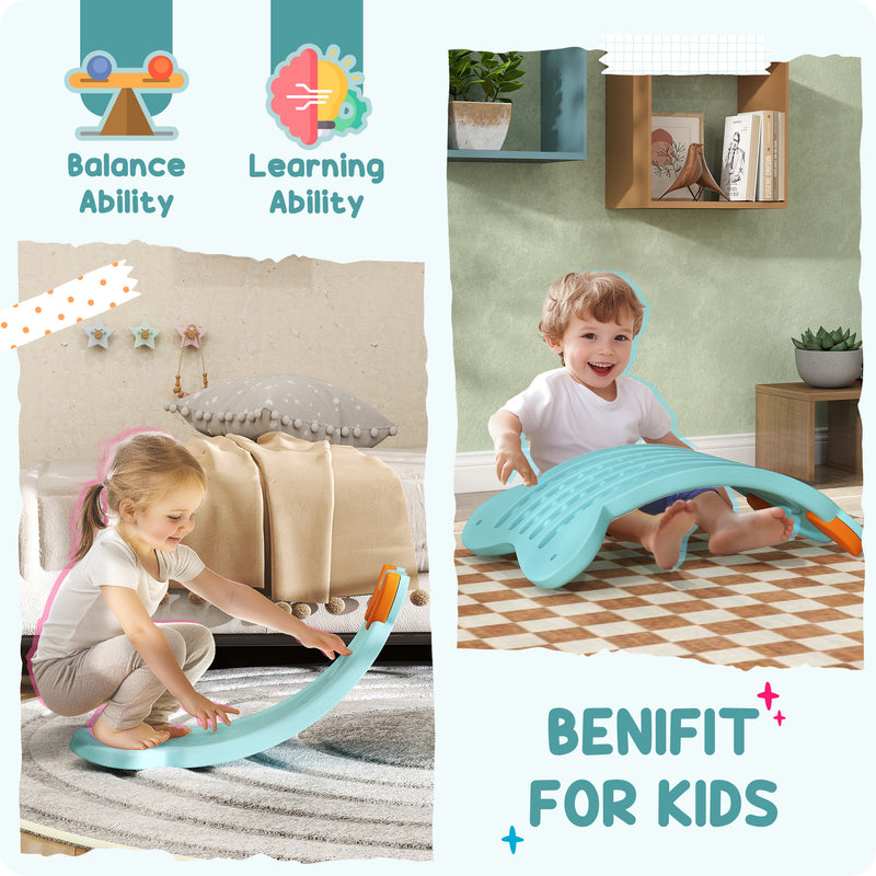 AIYAPLAY Balance Board For Kids Balance Training & Sensory Play - Yellow/Pink/Blue