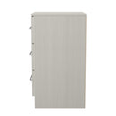 Malton Ready Assembled 3 Drawer Bedside Cabinet in Grey Ash