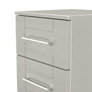 Malton Ready Assembled 2 Drawer Bedside Cabinet in Grey Ash