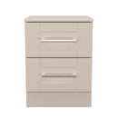Malton Ready Assembled 2 Drawer Bedside Cabinet in Kashmir Ash
