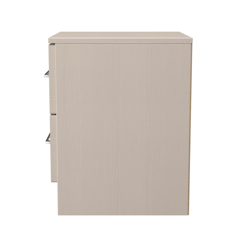 Malton Ready Assembled 2 Drawer Bedside Cabinet in Kashmir Ash