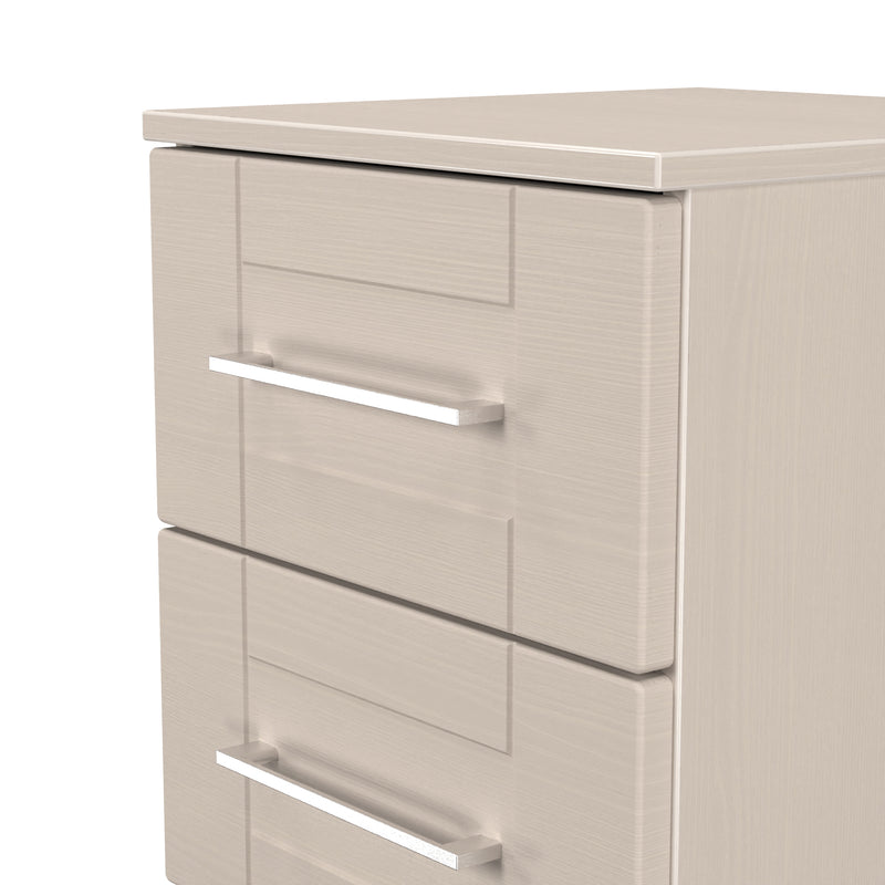 Malton Ready Assembled 2 Drawer Bedside Cabinet in Kashmir Ash
