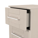 Malton Ready Assembled 2 Drawer Bedside Cabinet in Kashmir Ash