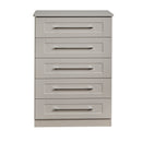 Malton Ready Assembled 5 Drawer Chest in Kashmir Ash