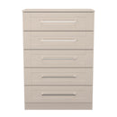 Malton Ready Assembled 5 Drawer Chest in Kashmir Ash