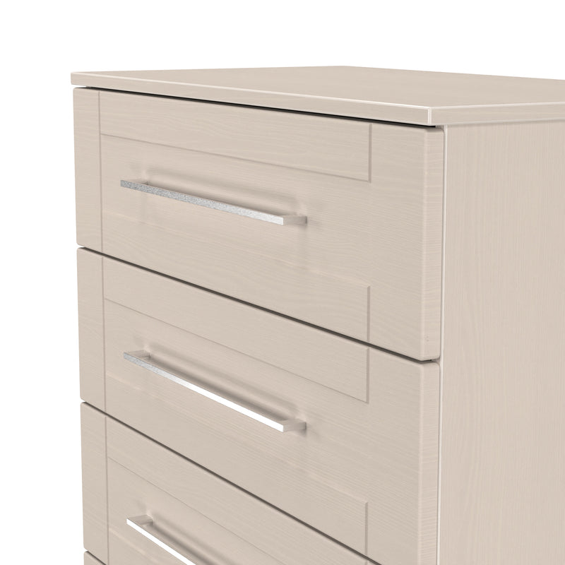 Malton Ready Assembled 5 Drawer Chest in Kashmir Ash