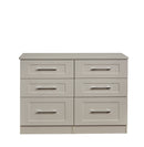 Malton Ready Assembled 6 Drawer Wide Chest in Kashmir Ash