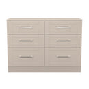 Malton Ready Assembled 6 Drawer Wide Chest in Kashmir Ash