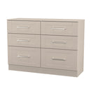 Malton Ready Assembled 6 Drawer Wide Chest in Kashmir Ash