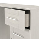 Malton Ready Assembled Double Pedestal Desk in Grey Ash