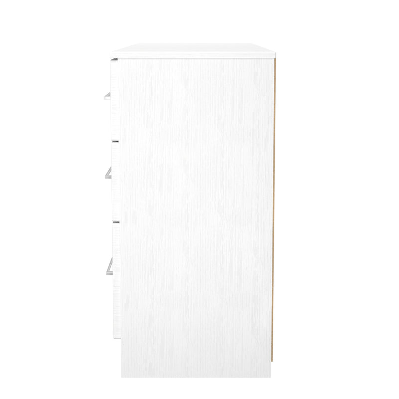 Malton Ready Assembled Double Pedestal Desk in White Ash