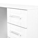 Malton Ready Assembled Double Pedestal Desk in White Ash