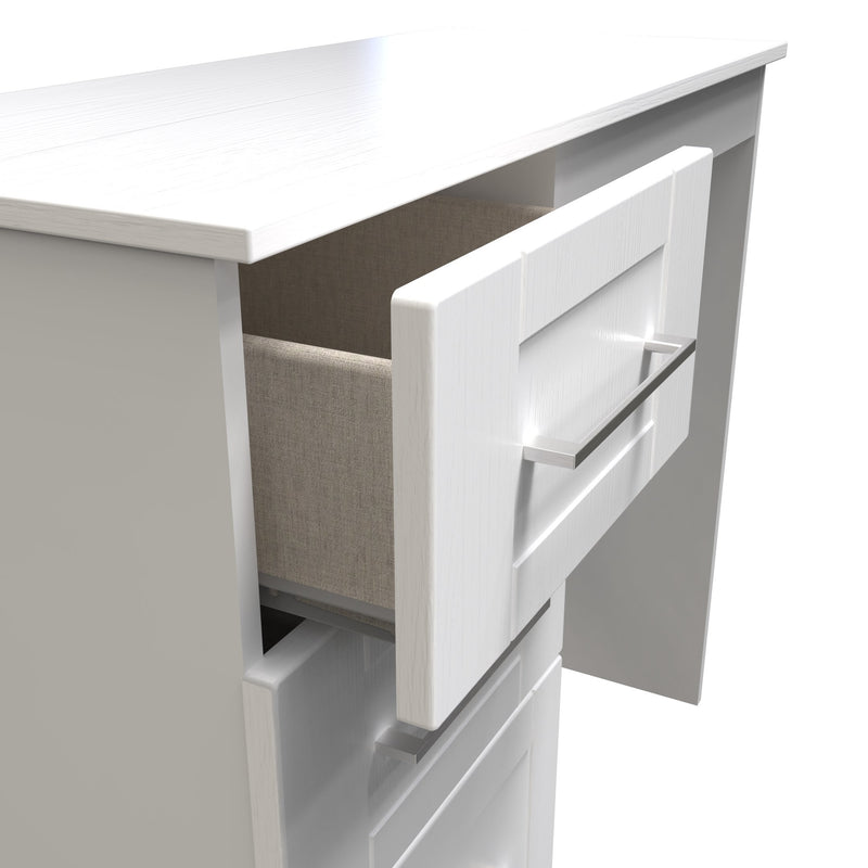 Malton Ready Assembled Vanity in White Ash