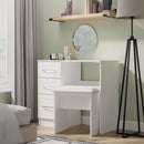 Malton Ready Assembled Stool in White Ash