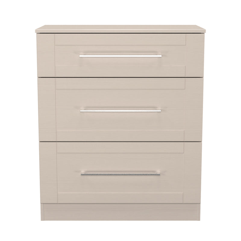 Malton Ready Assembled 3 Drawer Deep Chest in Kashmir Ash