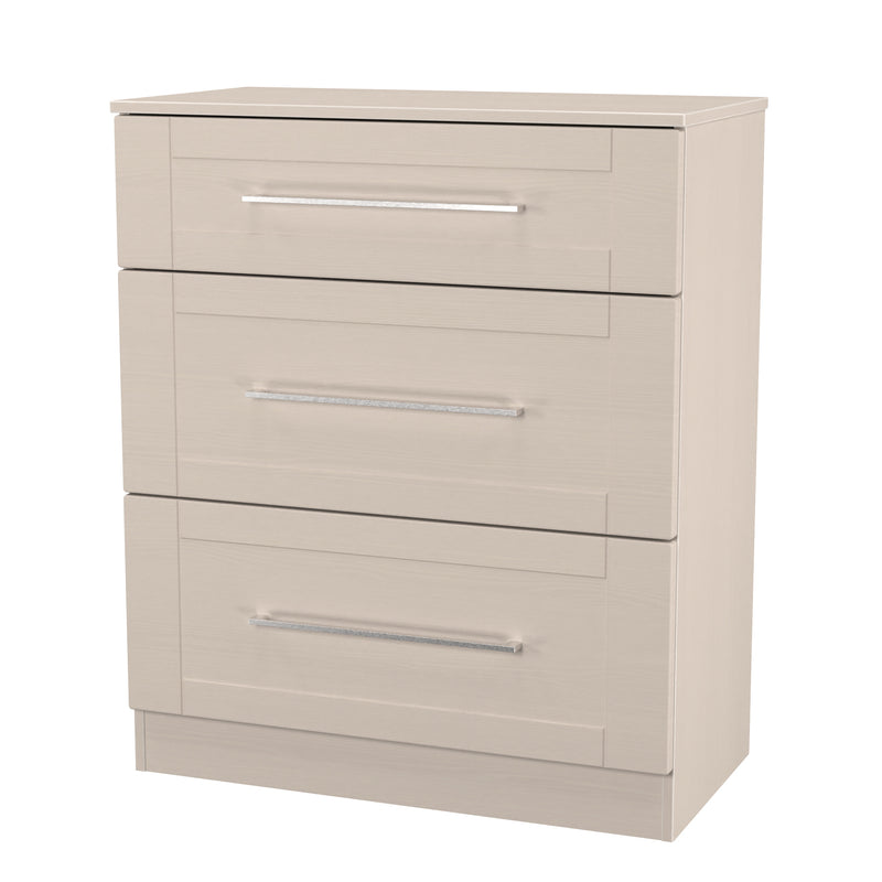 Malton Ready Assembled 3 Drawer Deep Chest in Kashmir Ash