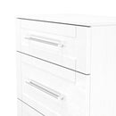 Malton Ready Assembled 3 Drawer Deep Chest in White Ash