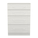 Malton Ready Assembled 4 Drawer Deep Chest in Grey Ash