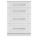 Malton Ready Assembled 4 Drawer Deep Chest in Grey Ash