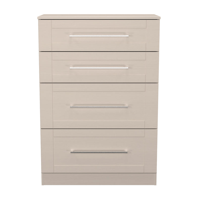 Malton Ready Assembled 4 Drawer Deep Chest in Kashmir Ash