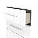 Malton Ready Assembled 4 Drawer Deep Chest in White Ash