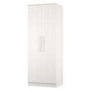 Malton Ready Assembled 2 Door Wardrobe in Grey Ash