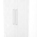 Malton Ready Assembled 2 Door Wardrobe in White Ash