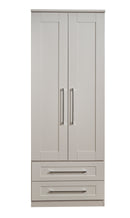 Malton Ready Assembled 2 Door 2 Drawer Wardrobe in Kashmir Ash